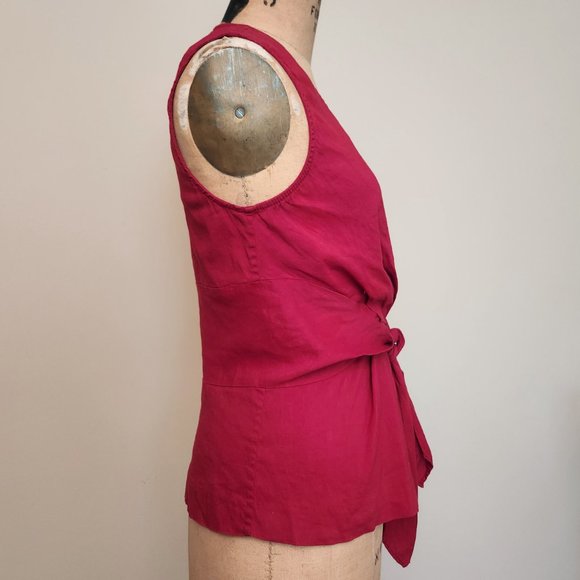 Linen Red Top - Picture 5 of 8